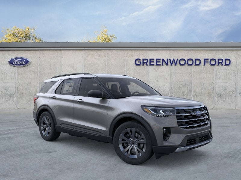 2026 Ford Explorer Active in Carbonized Gray Metallic — front three-quarter view