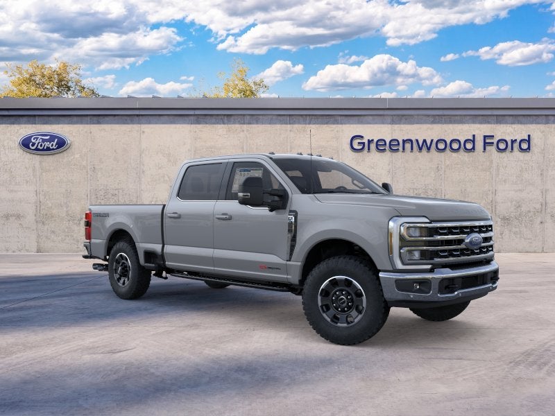 2026 Ford Super Duty F-350 Lariat in Avalanche — front three-quarter view
