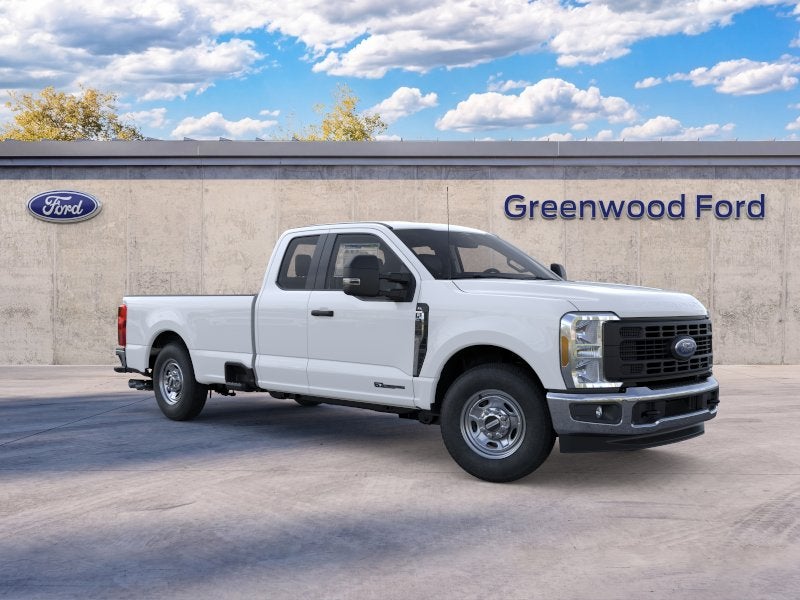 2025 Ford Super Duty F-350 XL in Oxford White — front three-quarter view