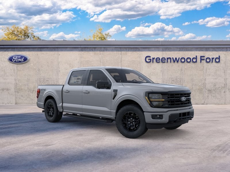 2026 Ford F-150 XLT in Avalanche — front three-quarter view