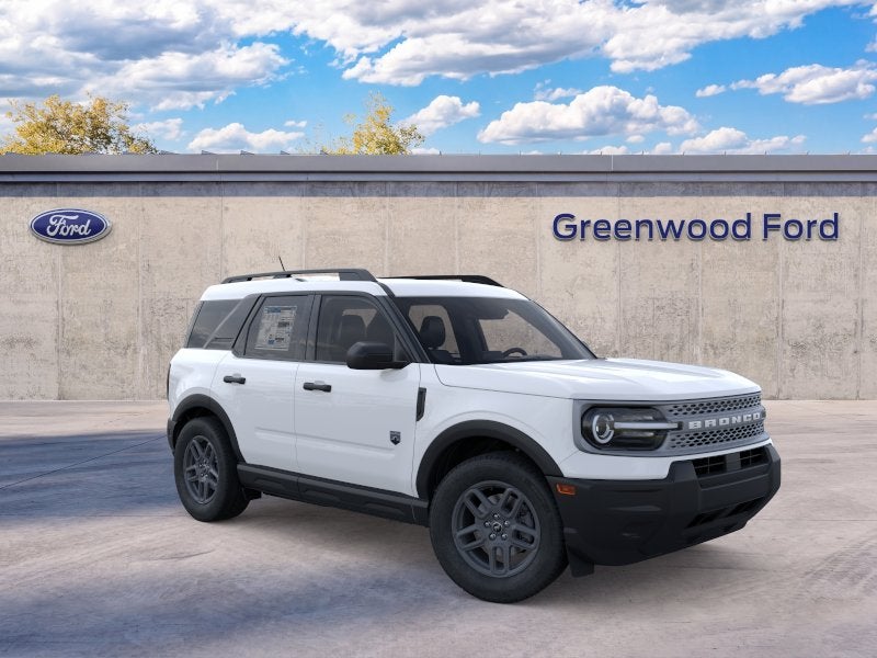 2026 Ford Bronco Sport Big Bend in Oxford White — front three-quarter view