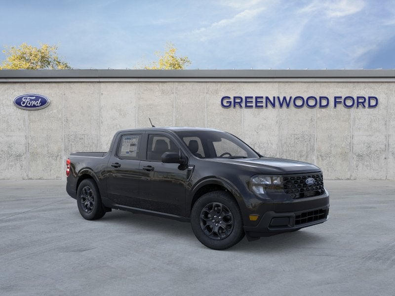 2026 Ford Maverick XLT in Shadow Black — front three-quarter view