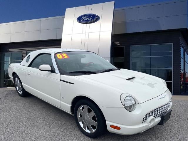 2003 Ford Thunderbird Premium in White — front three-quarter view