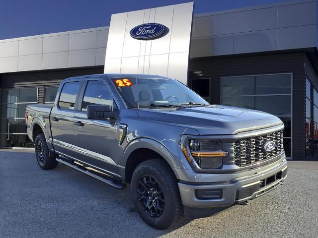 2025 Ford F-150 STX in Carbonized Gray — front three-quarter view
