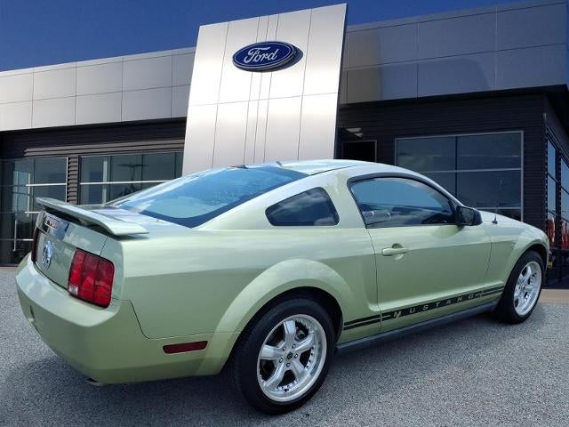 2005 Ford Mustang Premium in Lime — front three-quarter view